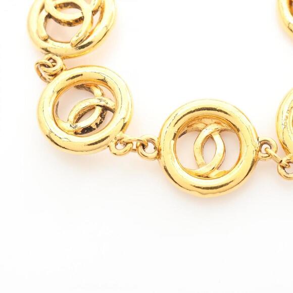 CHANEL Gold Logo Charm Bracelet - Picture 3 of 7